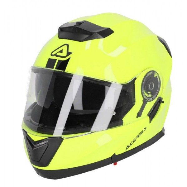 Acerbis Κράνος Serel SV ECE22.06 25201.061 κίτρινο fluo Flip Up / Modular