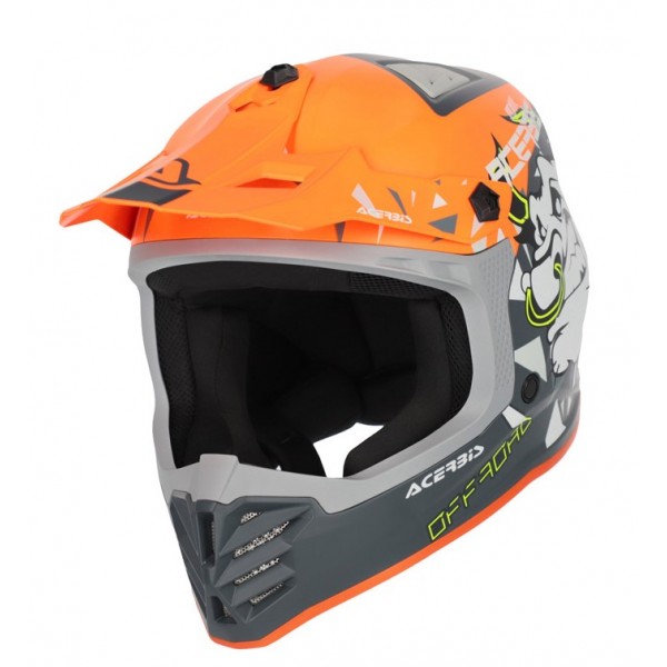 Acerbis Κράνος Profile Junior 25401.207 πορτοκαλί/γκρι Moto Cross