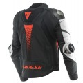 Dainese Δερμάτινο Μπουφάν Super Speed 4 Μαύρο/ Κόκκινο/ Λευκό Μπουφάν Δερμάτινα