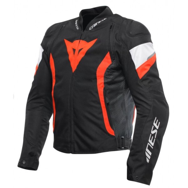 Dainese Μπουφάν Avro 5 Μαύρο/Κόκκινο/Λευκό Μπουφάν Textile