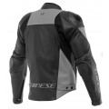 Dainese Μπουφάν Δερμάτινο Racning 4 Μαύρο/Γκρι Μπουφάν Δερμάτινα