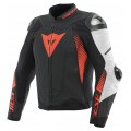 Dainese Δερμάτινο Μπουφάν Super Speed 4 Μαύρο/ Κόκκινο/ Λευκό Μπουφάν Δερμάτινα