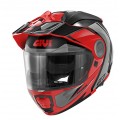 Givi Κράνος X27 (ECE 22.06) Tourer Black/Red Flip Up / Modular