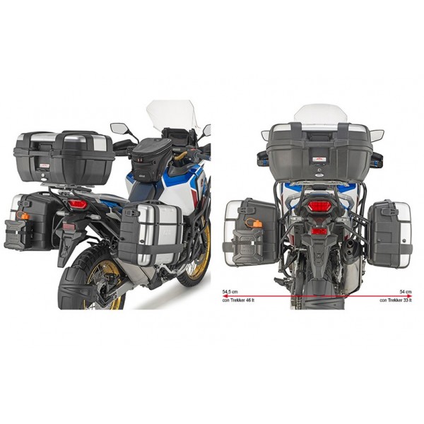 Givi Βάσεις πλαϊνών βαλιτσών PLO1178MK_CRF1100LAFRICA TWIN ADV SPORTS 2019-23 συν κιτ Honda  Βάσεις πλαϊνών βαλιτσών