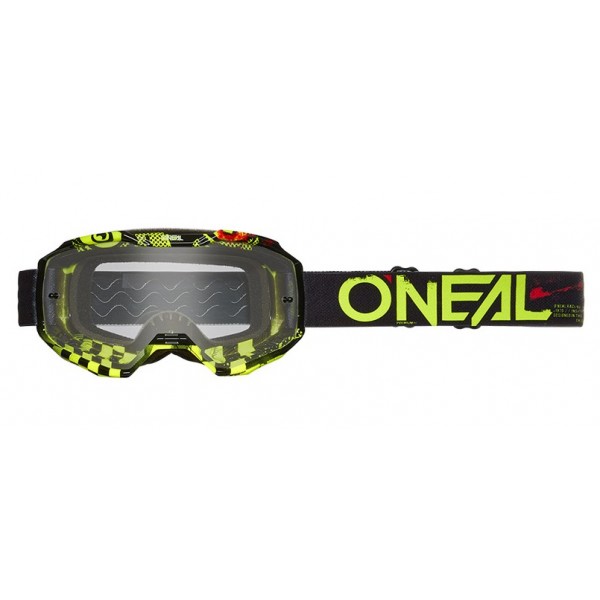 Oneal Μάσκα B-10 Attack V.24 μαύρο/fluo Γυαλιά / Goggles