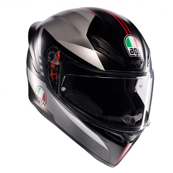 AGV Κράνος K1 S DOT(ECE2206) LAP MATT Black/Grey Full Face