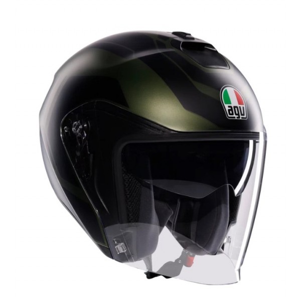 AGV Κράνος Irides Jet Sakai Matt Green/Black Jet / Open