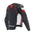 Dainese Μπουφάν Δερμάτινο Avro 5 Jacket Black/Lava/White Μπουφάν Textile