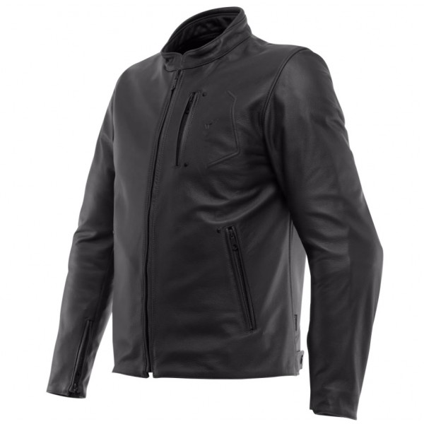 Dainese Μπουφάν Δερμάτινο Fulcro Jacket Black Μπουφάν Δερμάτινα